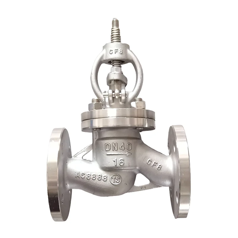 Stainless Steel 304 Flange Globe klep